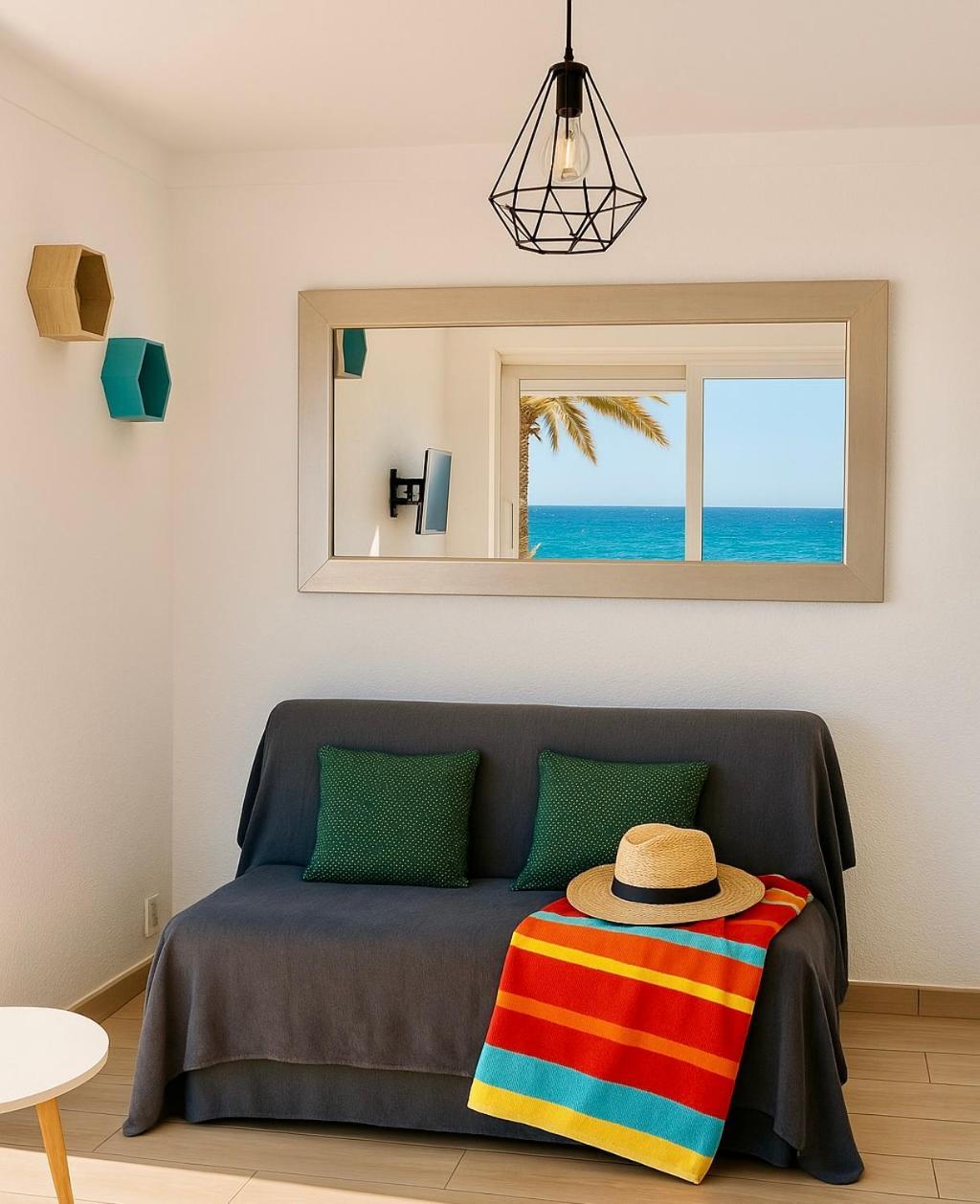 "Plage" Splendide Vue Mer Depuis La Chambre Et Le Salon Cuisine, 20M De La Plage! Canet-en-Roussillon Exterior foto